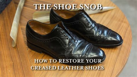 fix creases in leather shoes|how to stop shoes creasing.